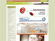 Tablet Screenshot of aldeanuevadeebro.org